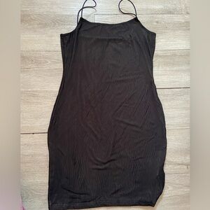Black mini dress